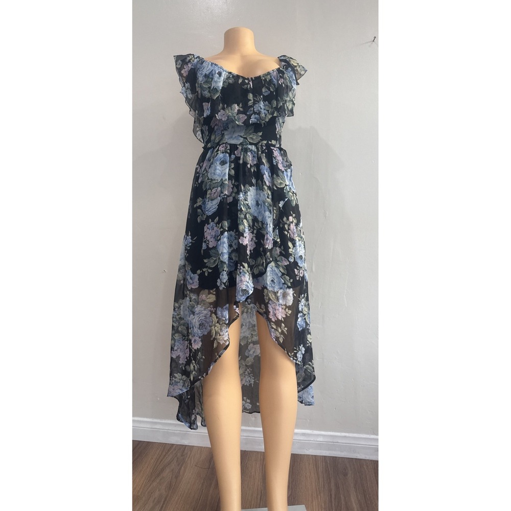 Abercrombie & Fitch | Women's | Floral | High/Low | Cold Shoulder | Dress | XS